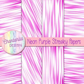 Free neon purple streaky digital papers