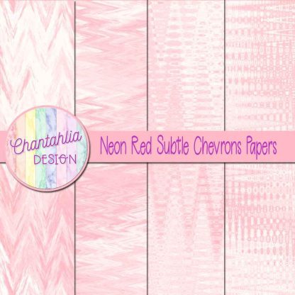 Free neon red subtle chevrons digital papers