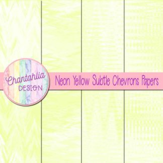 Free neon yellow subtle chevrons digital papers