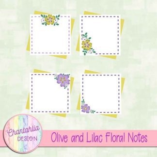 Free olive and lilac floral notes