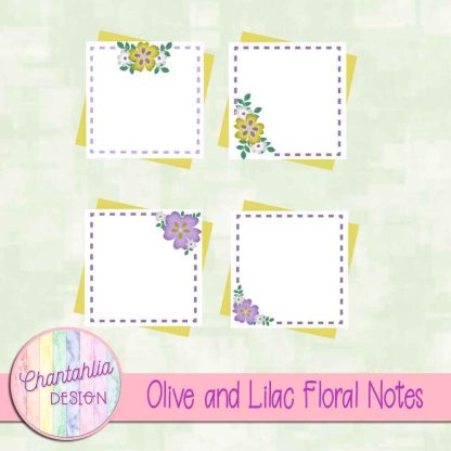 Free olive and lilac floral notes