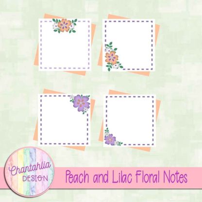 Free peach and lilac floral notes