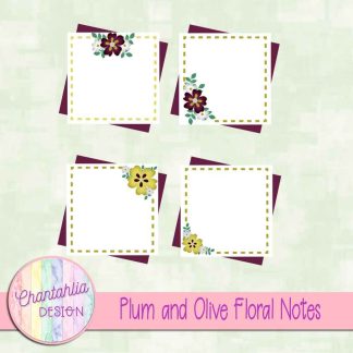 Free plum and olive floral notes