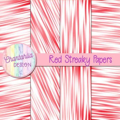 Free red streaky digital papers