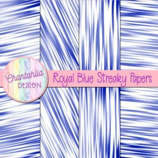 Free royal blue streaky digital papers