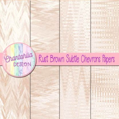 Free rust brown subtle chevrons digital papers