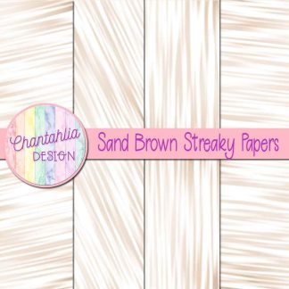 Free sand brown streaky digital papers