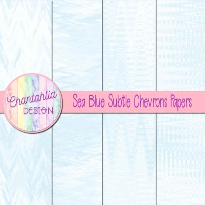 Free sea blue subtle chevrons digital papers