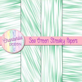 Free sea green streaky digital papers