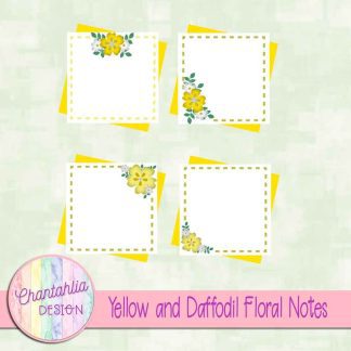 Free yellow and daffodil floral notes