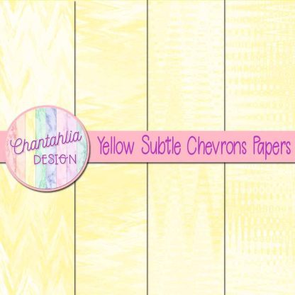 Free yellow subtle chevrons digital papers