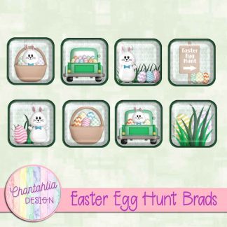 Free brads in an Easter Egg Hunt theme