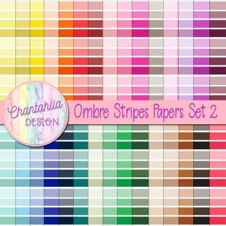 Free digital paper backgrounds featuring an ombre stripes design.