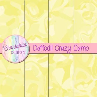 Free daffodil crazy camo digital papers