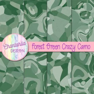 Free forest green crazy camo digital papers