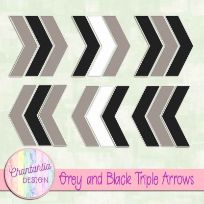 Free grey and daffodil triple arrows