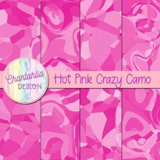 Free hot pink crazy camo digital papers