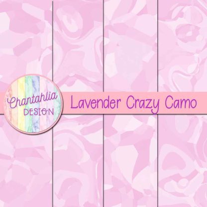 Free lavender crazy camo digital papers