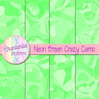 Free neon green crazy camo digital papers