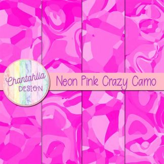 Free neon pink crazy camo digital papers