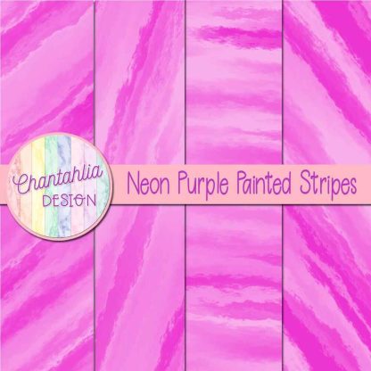 Free neon purple painted stripes digital papers