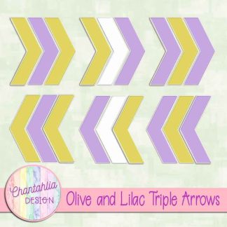 Free olive and lilac triple arrows