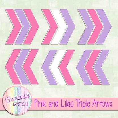 Free pink and lilac triple arrows