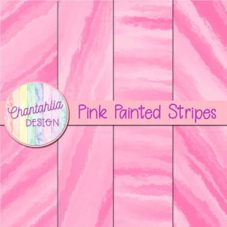 Free pink painted stripes digital papers