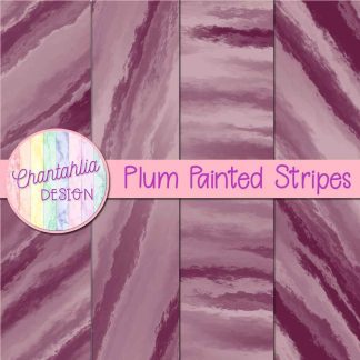 Free plum painted stripes digital papers