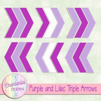 Free purple and lilac triple arrows