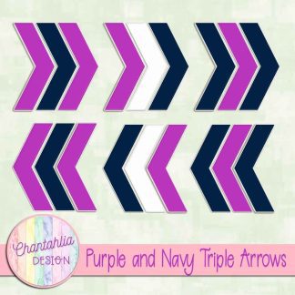 Free purple and navy triple arrows