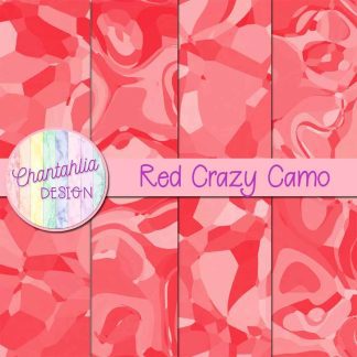 Free red crazy camo digital papers