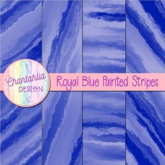 Free royal blue painted stripes digital papers