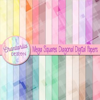 free digital papers featuring a mega squares diagonal design