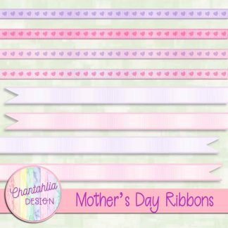 Free ribbons in a Mother's Day theme.