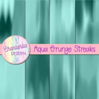 Free aqua grunge streaks digital papers