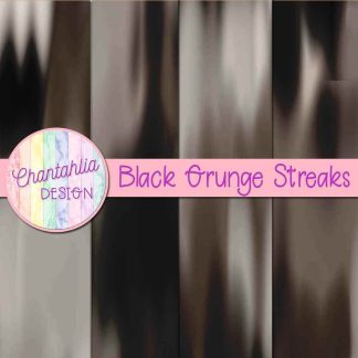 Free black grunge streaks digital papers
