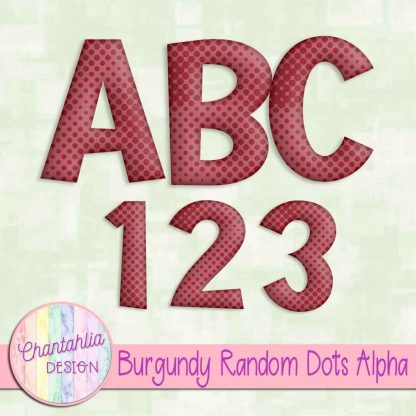 Free burgundy random dots alpha