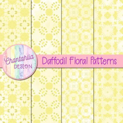 Free daffodil floral patterns