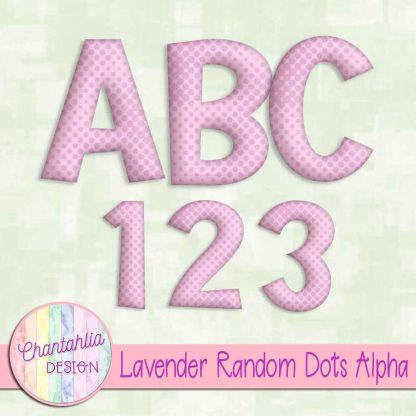 Free lavender random dots alpha
