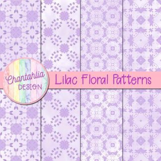 Free lilac floral patterns