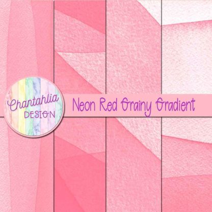 Free neon red grainy gradient backgrounds