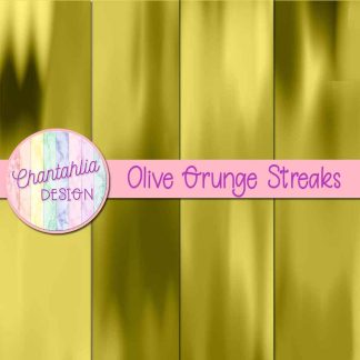 Free olive grunge streaks digital papers