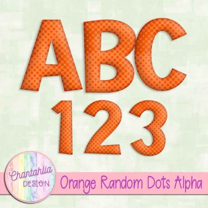 Free orange random dots alpha
