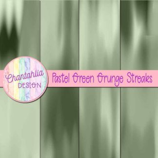 Free pastel green grunge streaks digital papers