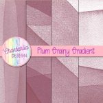 Free Digital Papers featuring Plum Grainy Gradient Designs