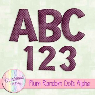 Free plum random dots alpha