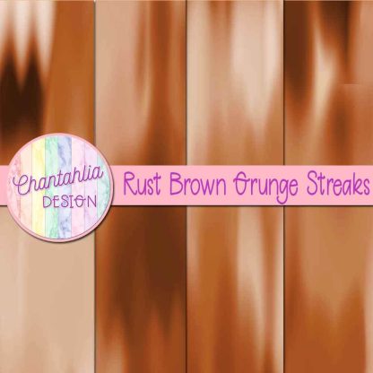 Free rust brown grunge streaks digital papers