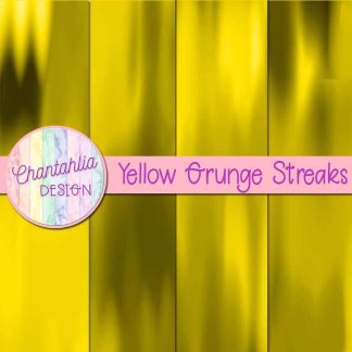 Free yellow grunge streaks digital papers