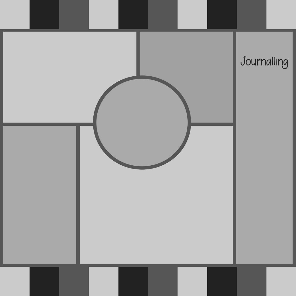 Free Digital Scrapbook Layout Template to Create your own Unique Pages